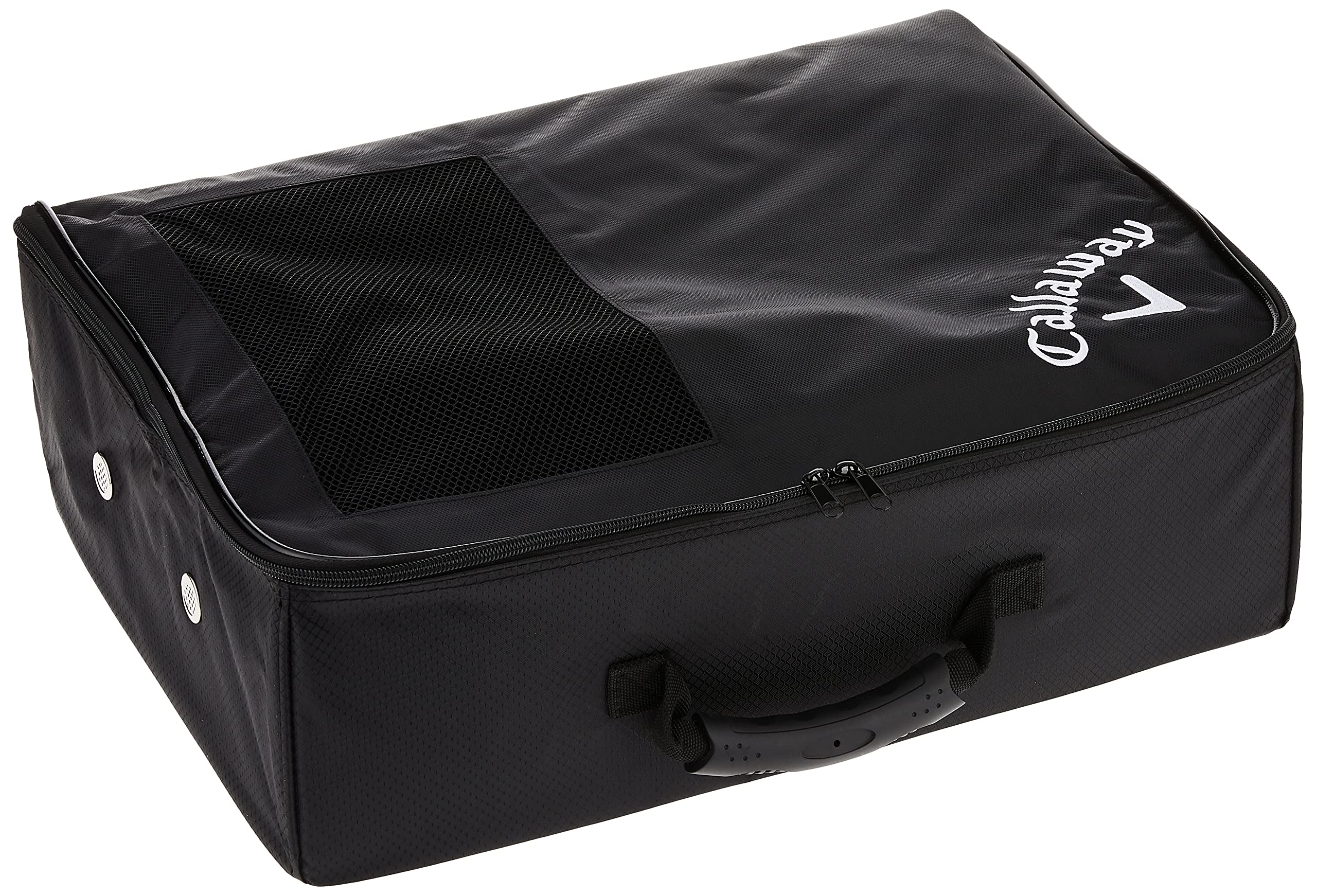 Callaway trunk locker front view showing organized compartments and easy access