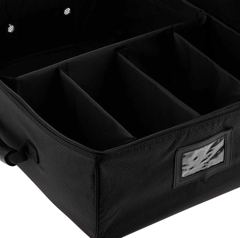 Callaway organizer placed in a car trunk maximizing trunk neatness
