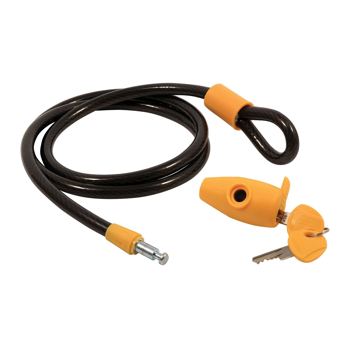 Camco front packaging showing cable lock secure storage benefit