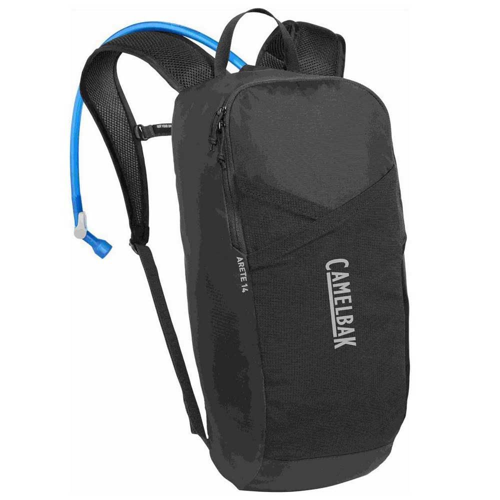 CamelBak Arete 18 front view showing compact pack and easy-access pockets for lightweight travel