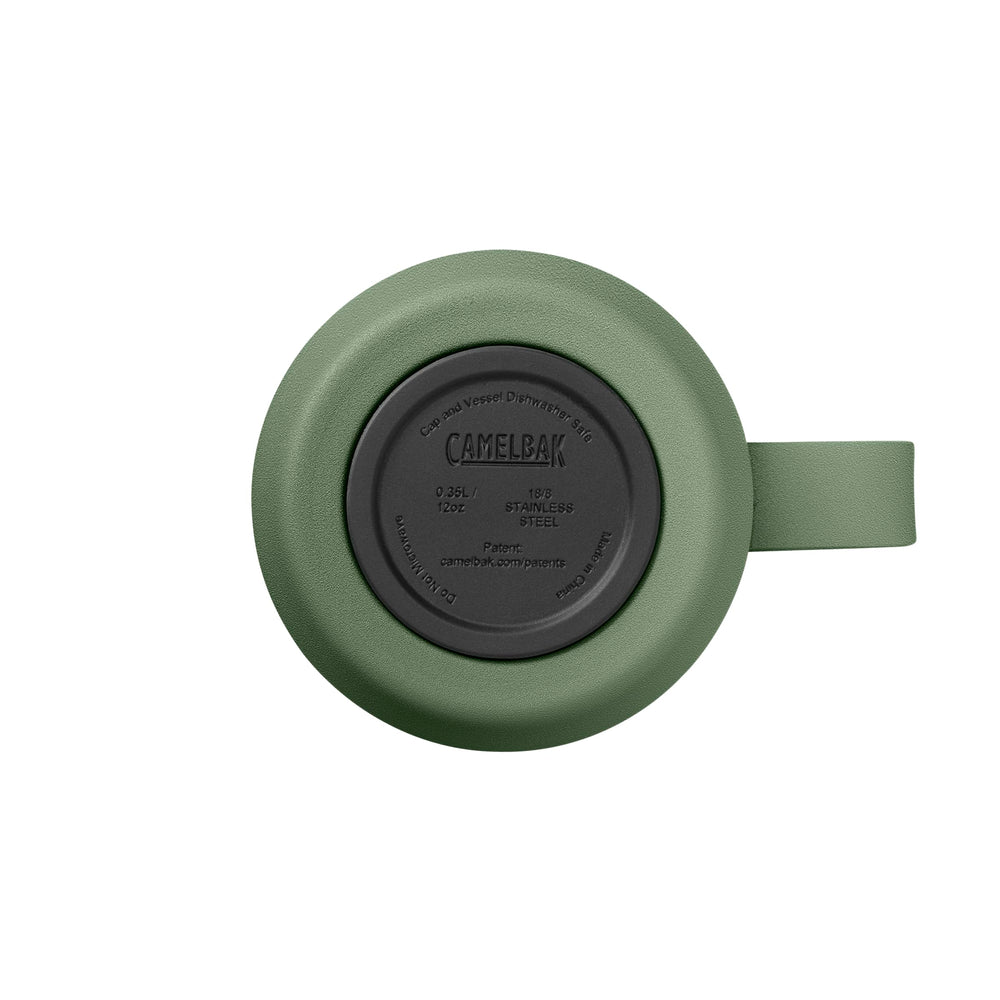 CamelBak mug packed inside backpack showing travel readiness and protection