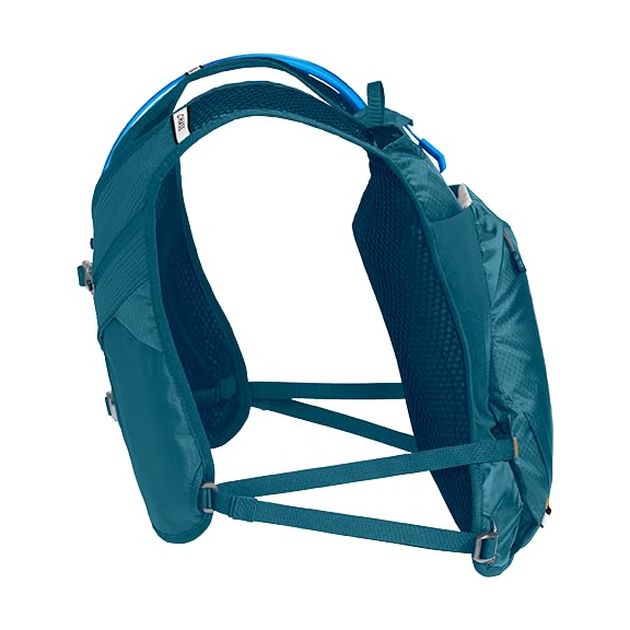 CamelBak vest worn by rider on road and gravel showing stable fit benefit