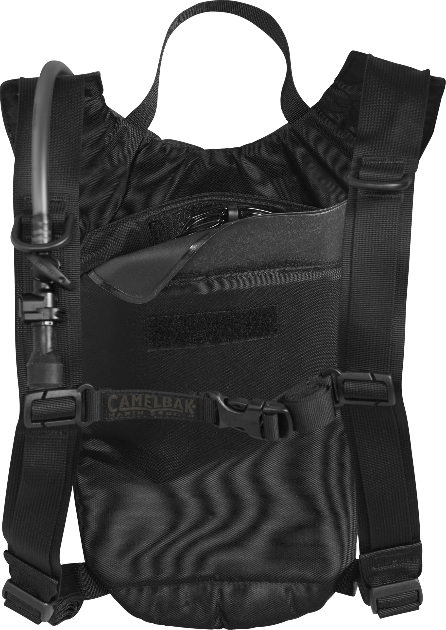 CamelBak Hydrobak worn on runner showing low-profile fit and hands-free hydration benefit