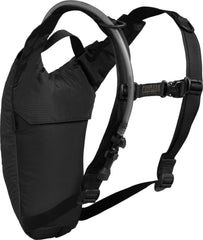 CamelBak Mil Spec Crux reservoir close-up displaying ergonomic handle and leak control