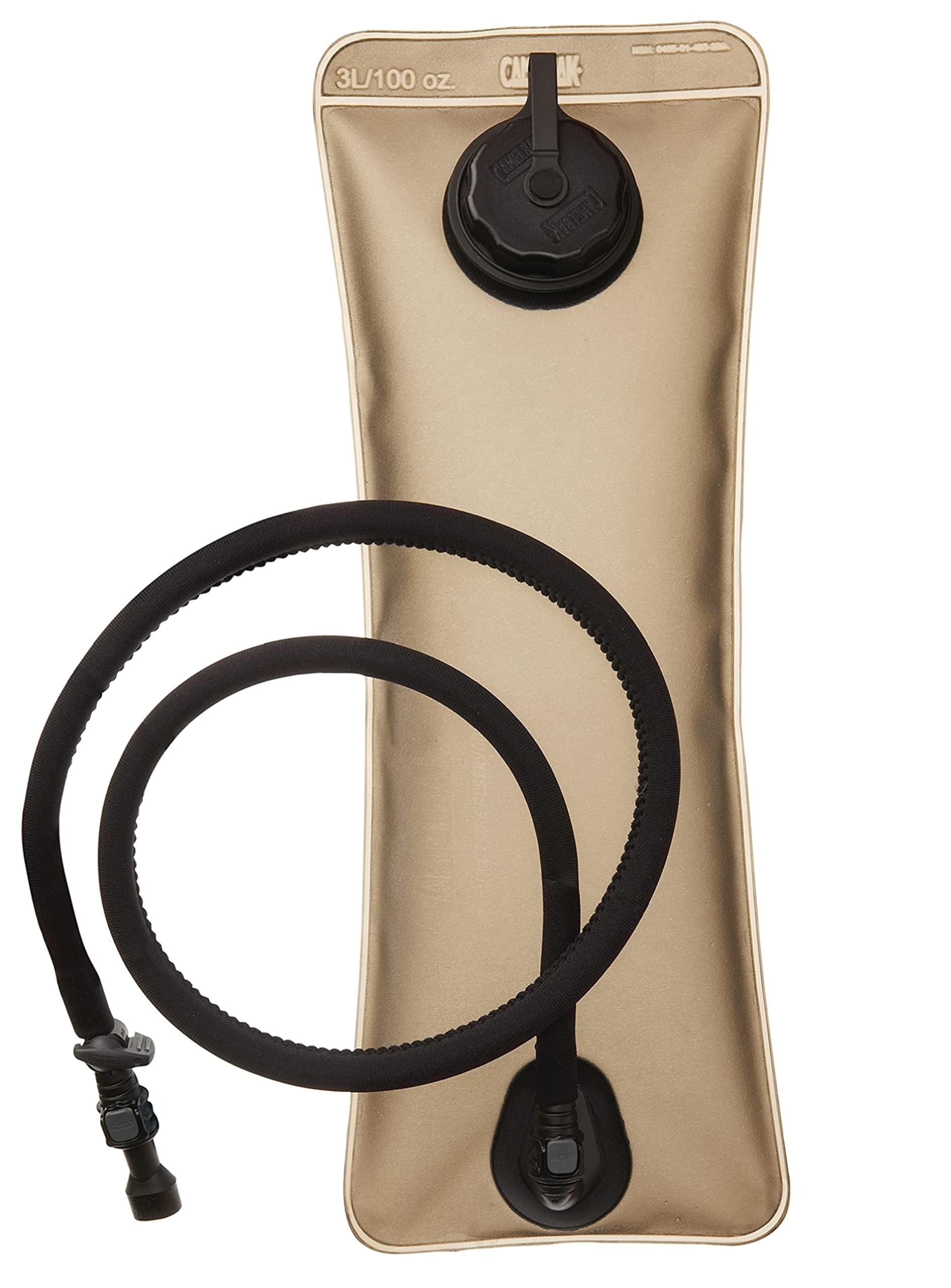 CamelBak long neck reservoir front view showing capacity and durable construction benefit