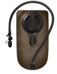 CamelBak Mil‑Spec Crux front view showing reservoir shape and wide mouth, durable and fast refill
