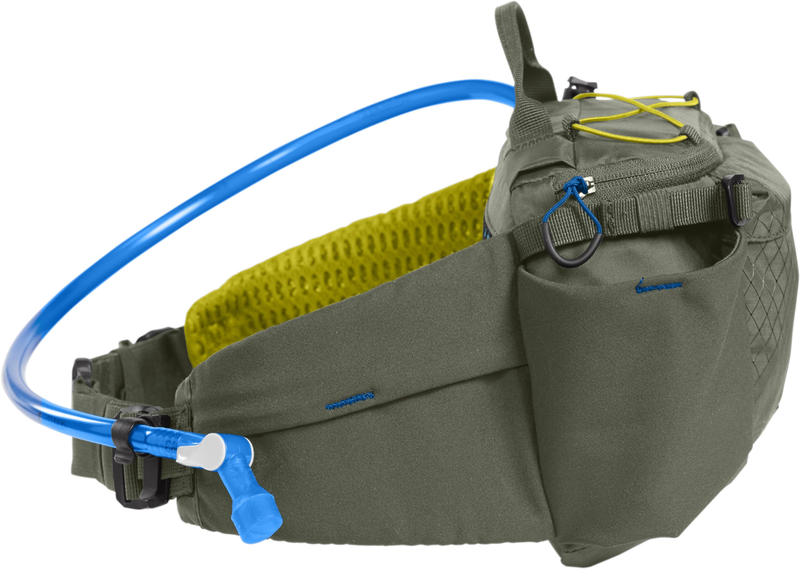 CamelBak magnetic tube trap in use keeping the bite valve accessible and secure