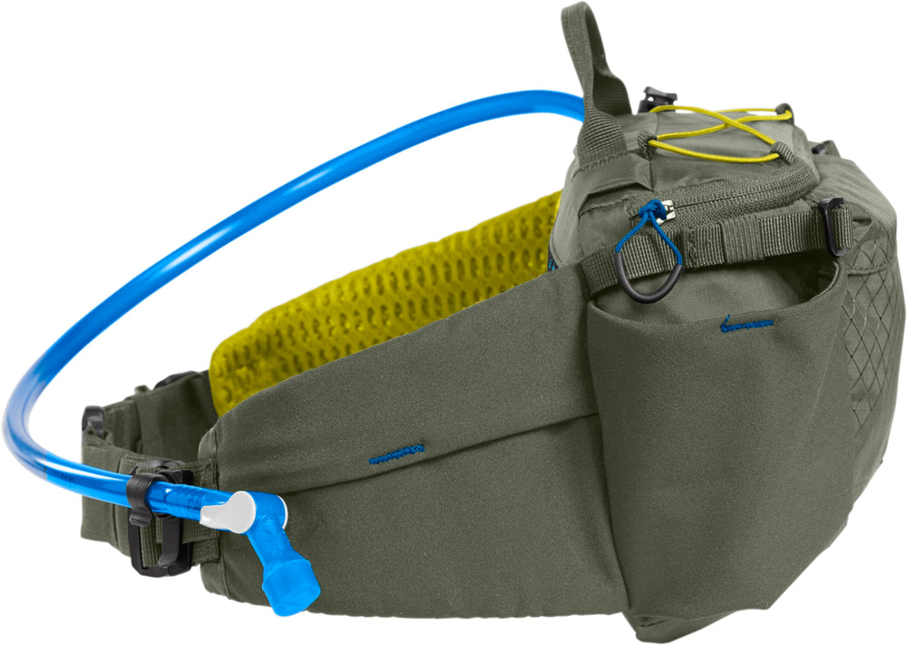 CamelBak magnetic tube trap in use keeping the bite valve accessible and secure