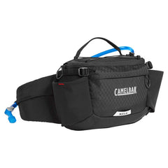 CamelBak M.U.L.E. 5 front view showing pockets and belt for stable carry