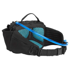 CamelBak 50oz lumbar reservoir close-up demonstrating larger-sip hydration