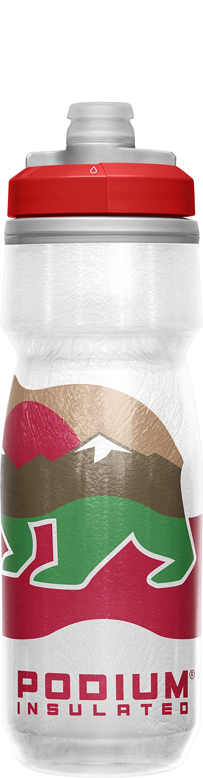 CamelBak Podium Chill insulation cross‑section detail showing double‑wall for longer cooling