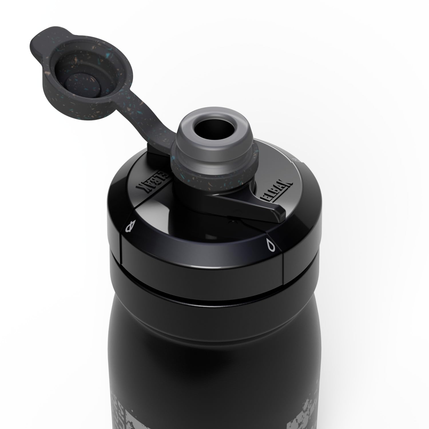 CamelBak Podium Dirt disassembled for cleaning showing removable valve and hygiene benefit