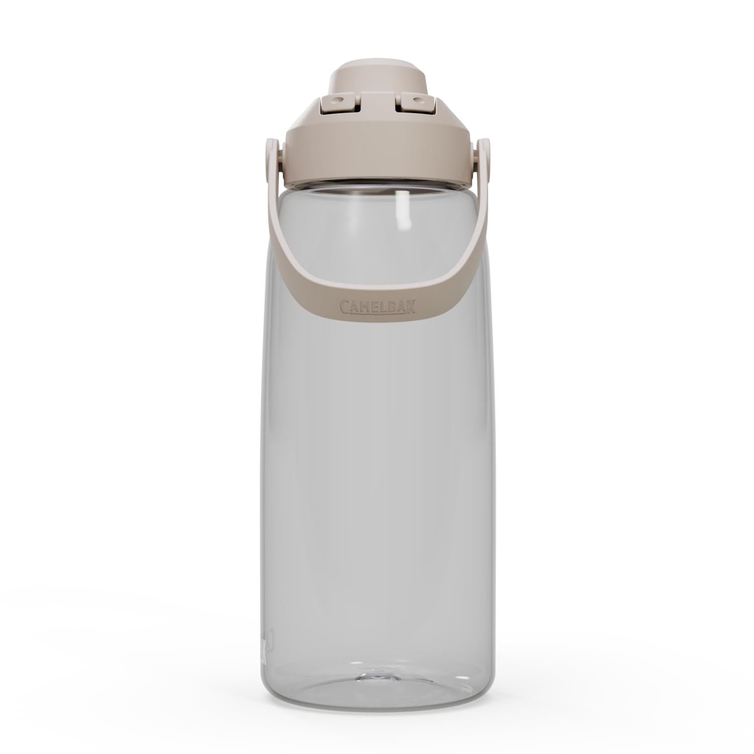 CamelBak Thrive Chug in gym setting demonstrates fast sipping during workouts for active use
