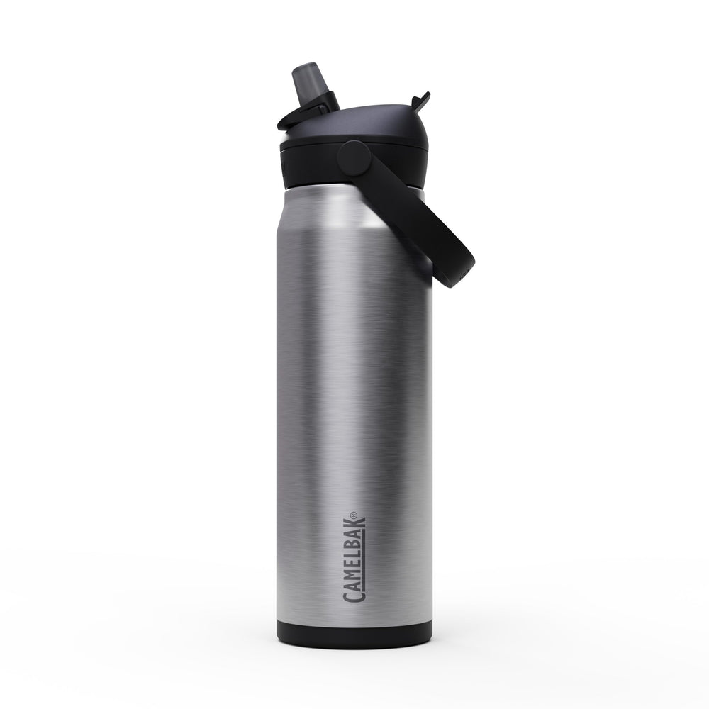 CamelBak Thrive front profile showing bottle shape and bumper base for durable carry