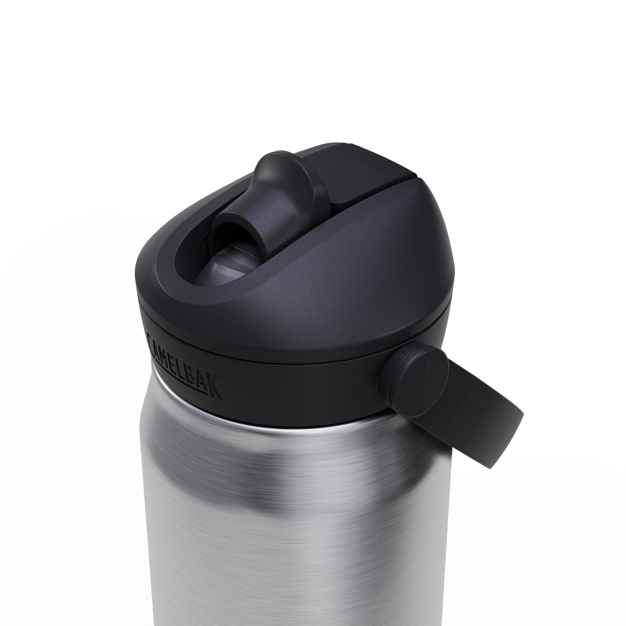 CamelBak Thrive lid disassembled to show dishwasher‑safe parts for easy cleaning
