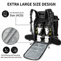 CAMELGEAR left side pocket storing collapsible trekking pole conveniently