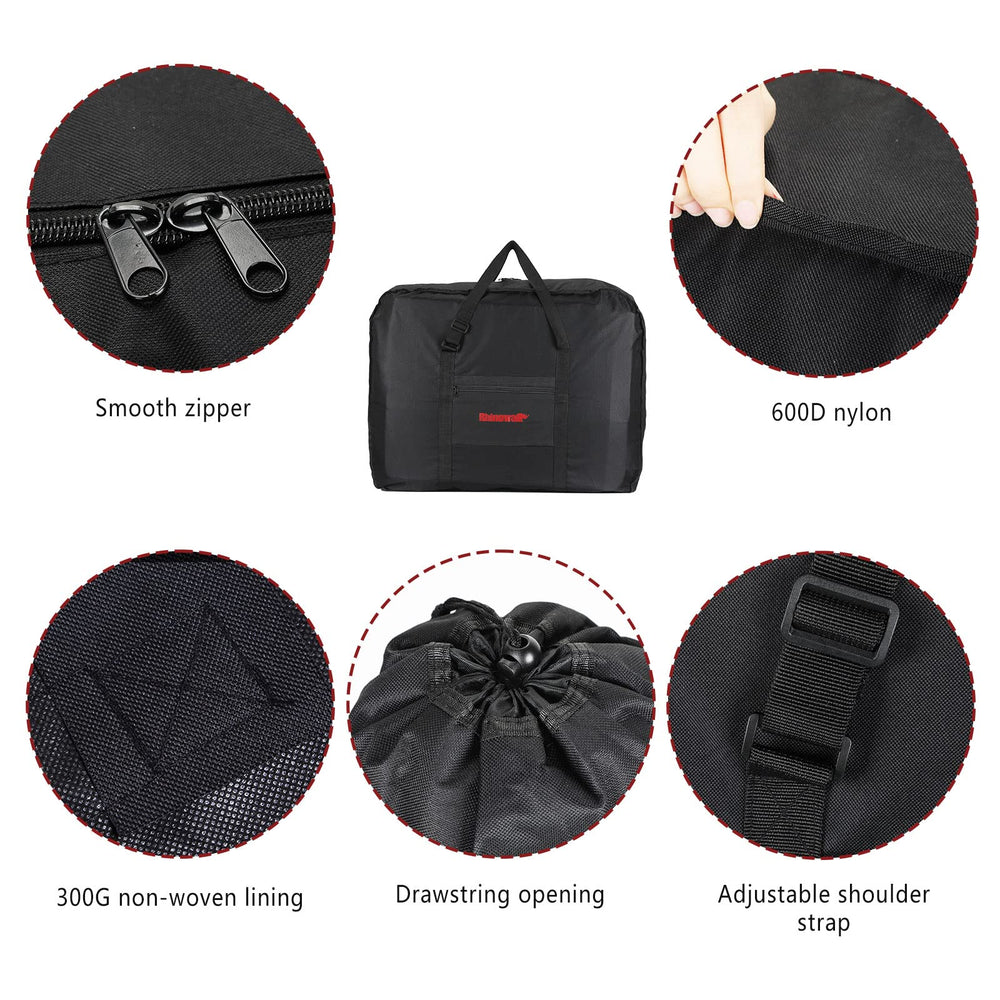 CamGo small storage pouch attached to handlebar for convenient accessory storage