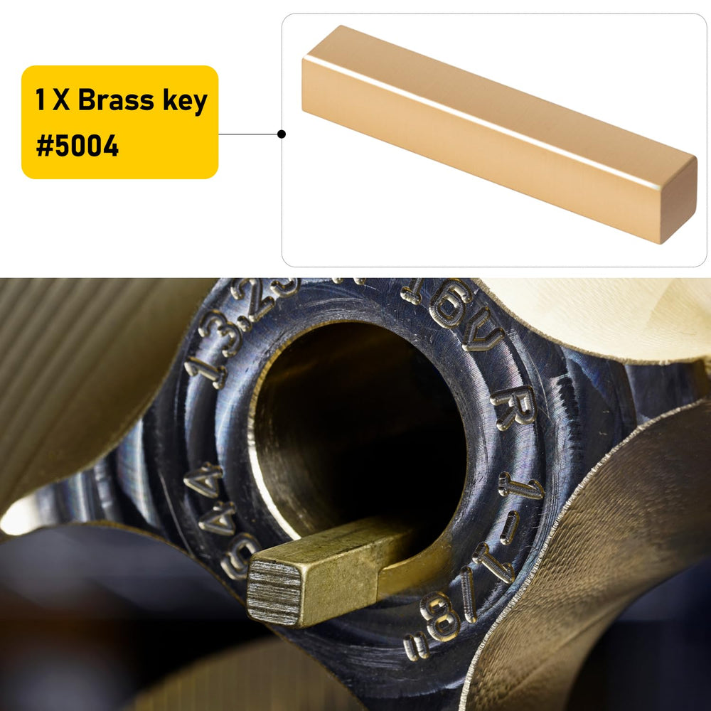 Camoo close-up of brass nylock nut showing corrosion-resistant finish