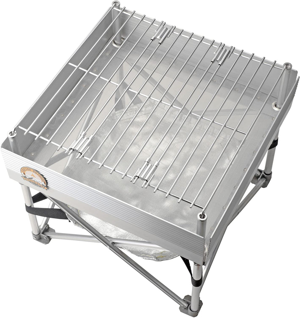 Campfire Defender close-up of fire mesh showing improved airflow and cleaner burns