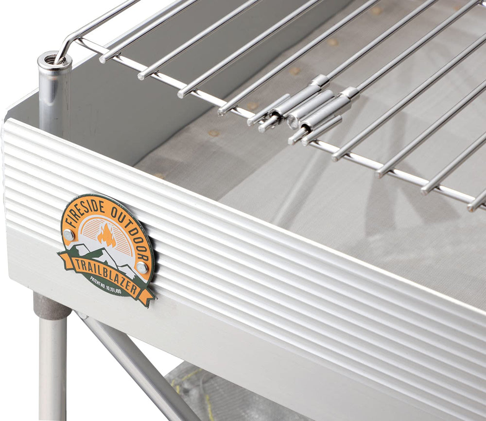 Campfire Defender stainless steel edge detail highlighting durable corrosion-resistant materials