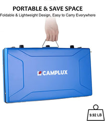 Camplux center grill with toast rack showing versatile cooking benefit