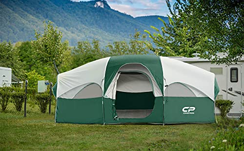 CAMPROS CP family enjoying campsite showing scale and lifestyle comfort