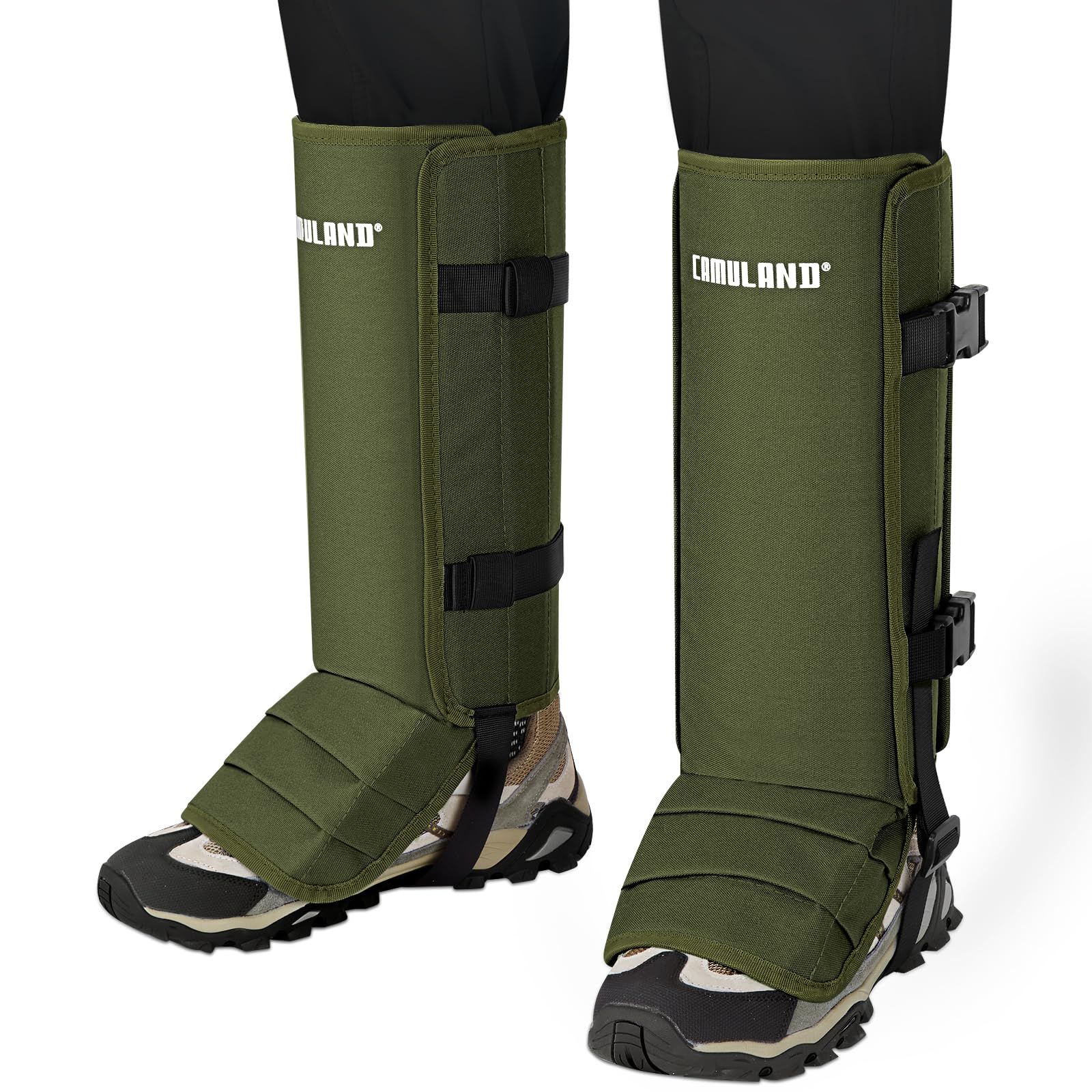 CAMULAND front view showing full gaiter and protective coverage