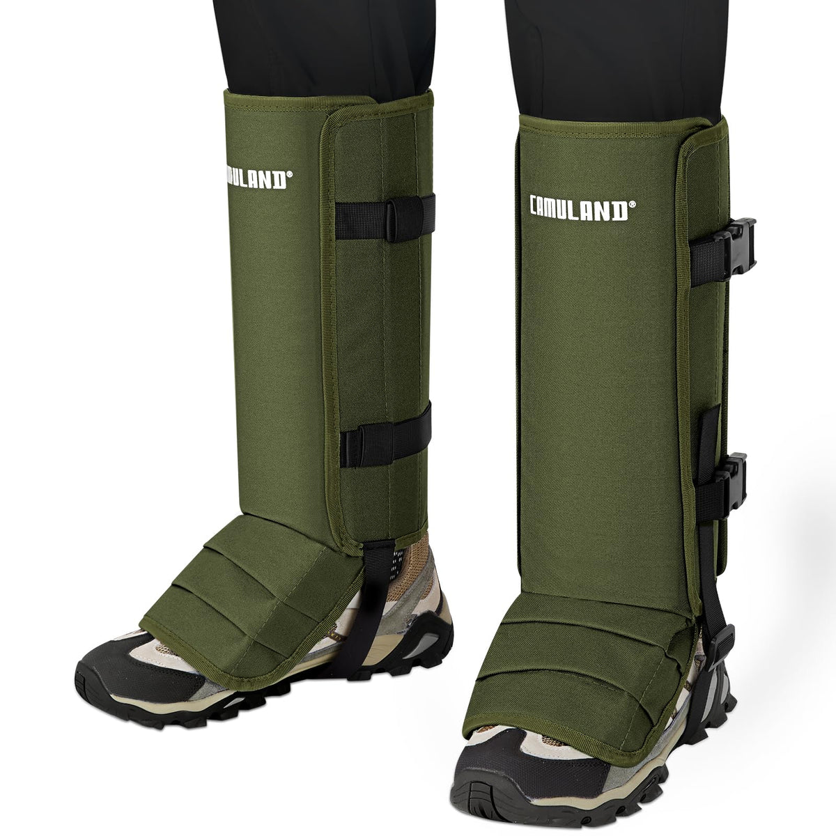 CAMULAND front view showing full gaiter and protective coverage