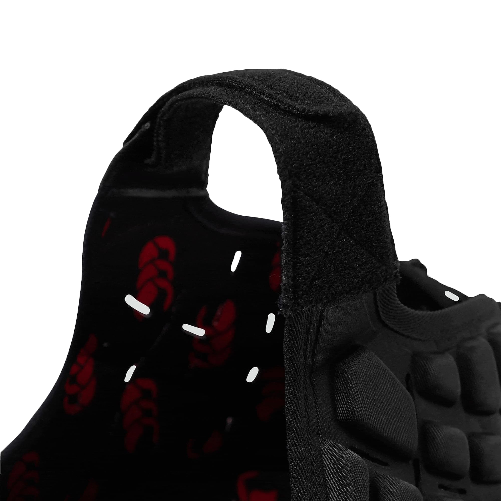 Canterbury Raze EVA foam padding close-up for consistent impact absorption
