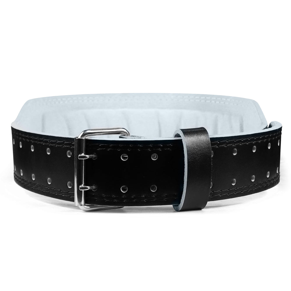 CAP Barbell front view of leather belt showing full 4-inch width and durable build