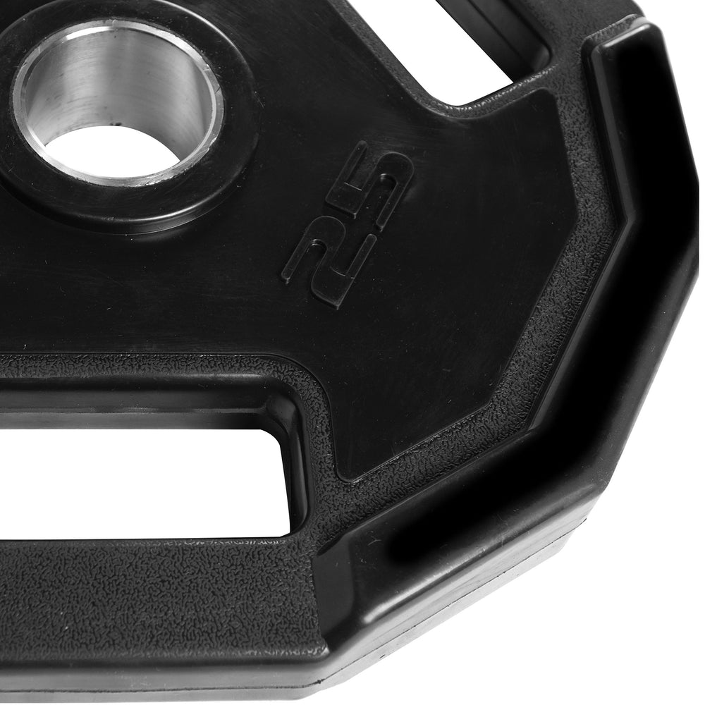 CAP Barbell rubber coating close-up highlighting protective surface to prevent floor damage