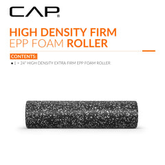 CAP speckled foam roller surface detail highlighting durable finish