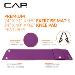 CAP knee pad detail showing targeted padding for comfortable kneeling