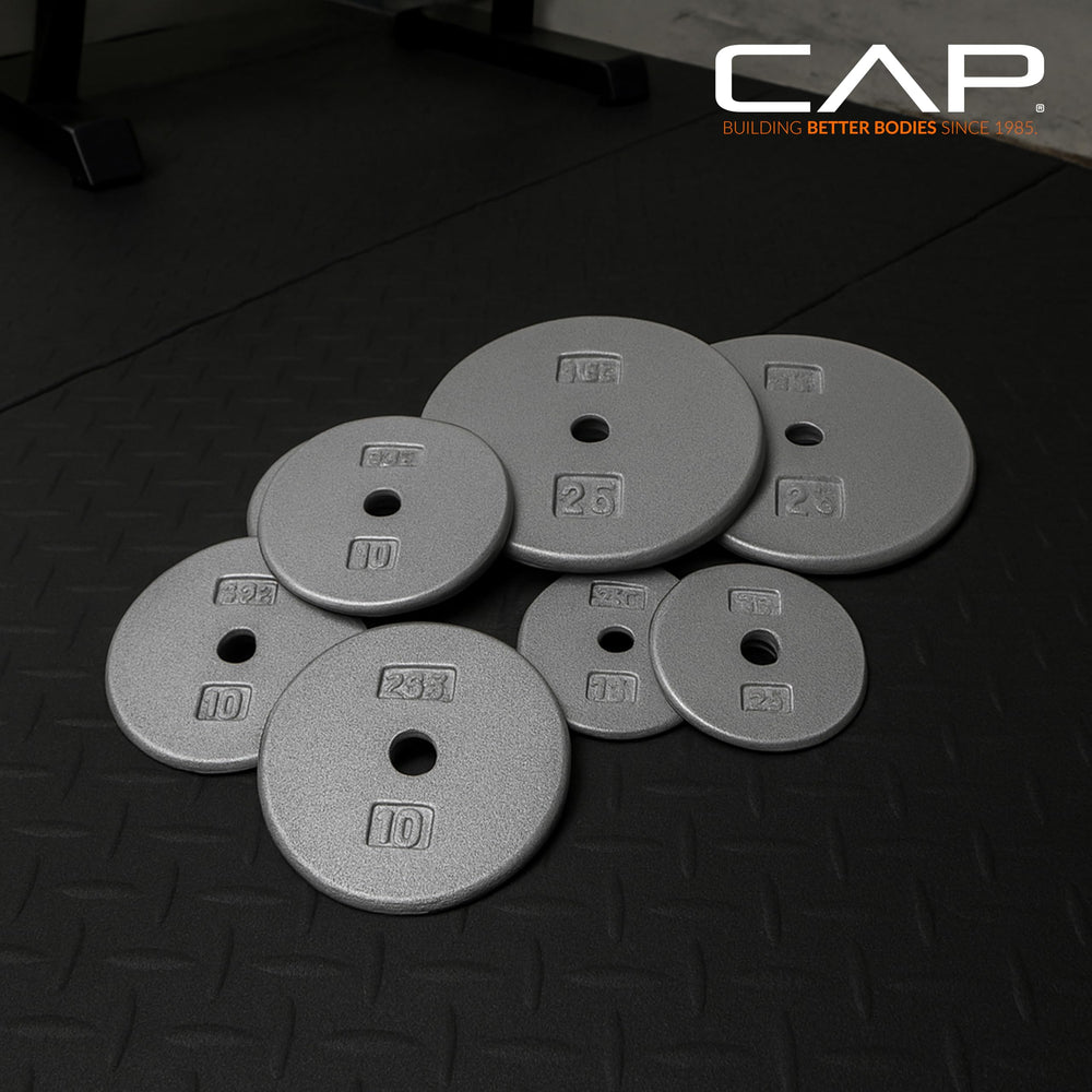 CAP raised weight marking detail for quick identification and easy selection
