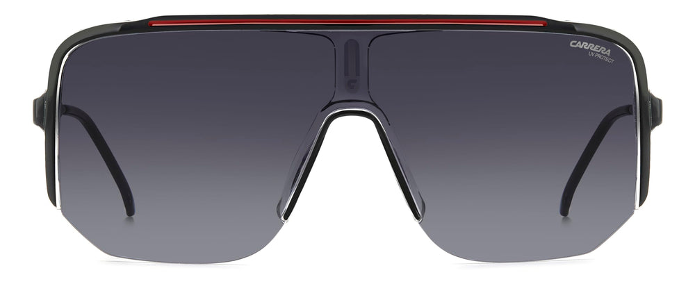 Carrera 1060/S temple close-up with visible hinge and brand detail offering durable fit