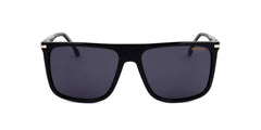 Carrera browline detail highlighting black and gold accents and durable finish