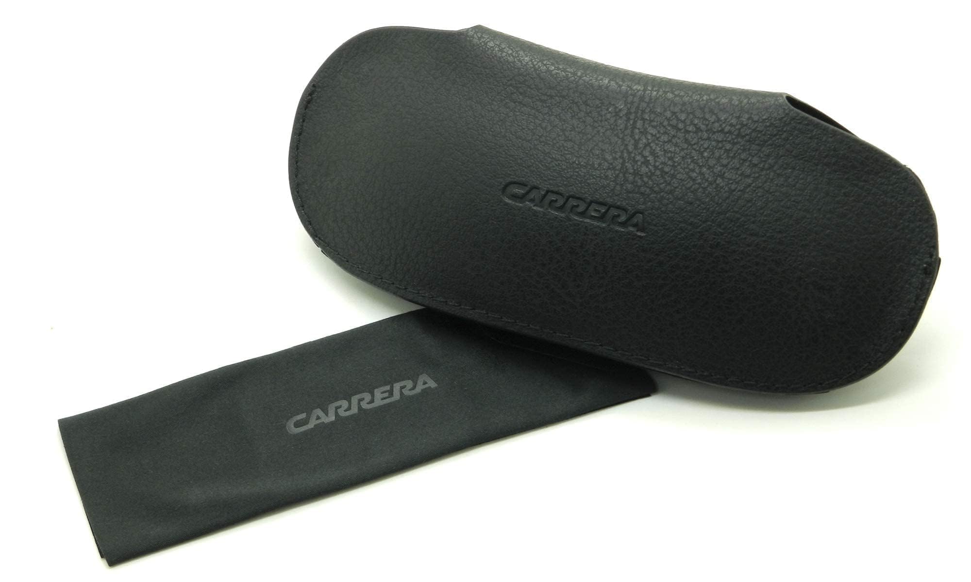 Carrera sunglasses worn on model showing 62mm lens fit and everyday wearability