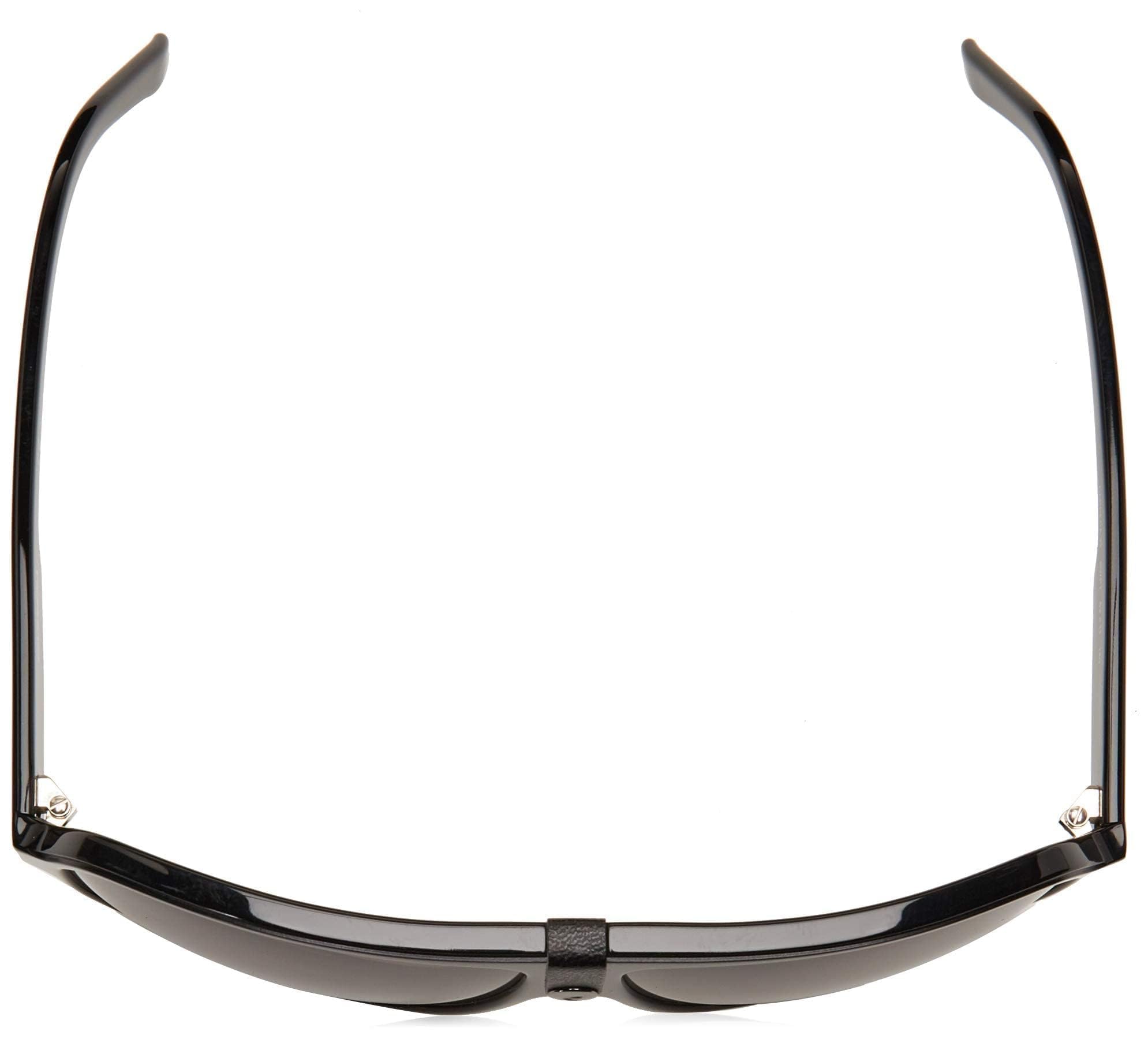 Carrera temple stripe detail emphasizing style accents and durable acetate construction