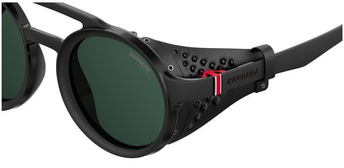 Carrera 5046/S close-up of green lens tint showing contrast and glare control