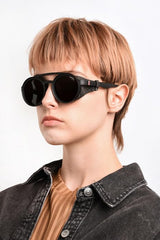 Carrera 5046/S worn by model in outdoor setting highlighting casual everyday use