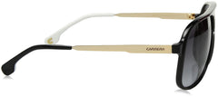 Carrera CA1007/S dark grey gradient lens close-up showing glare reduction