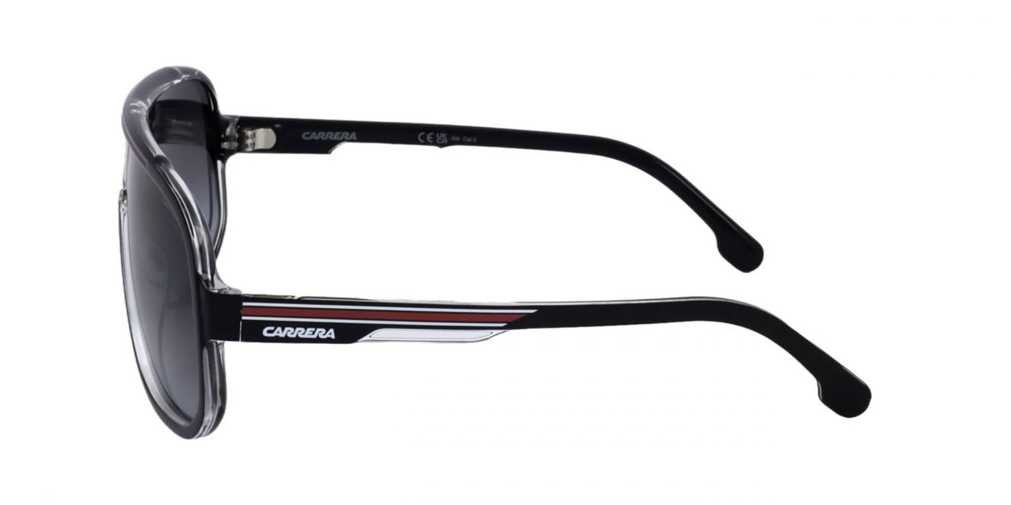 Carrera sunglasses worn outdoors demonstrating comfortable fit and sun coverage