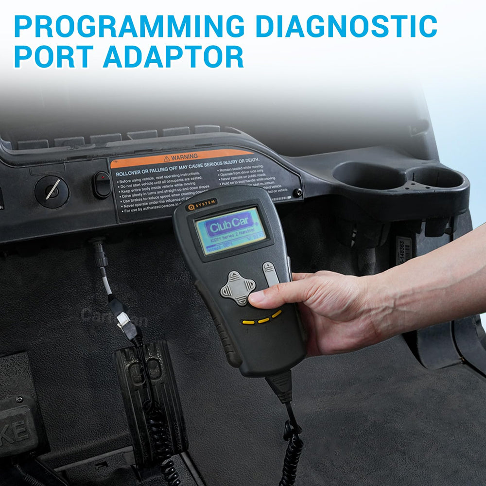 CartClan connected to Curtis handheld showing straightforward programming
