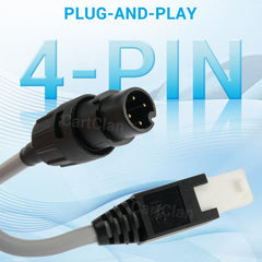 CartClan 4-pin Molex pin close-up confirming correct pinout reliability