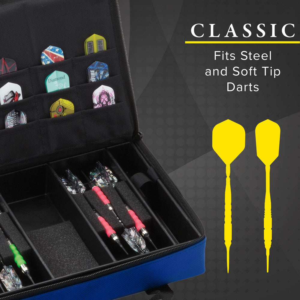 Casemaster side profile next to hand showing compact size and portable convenience