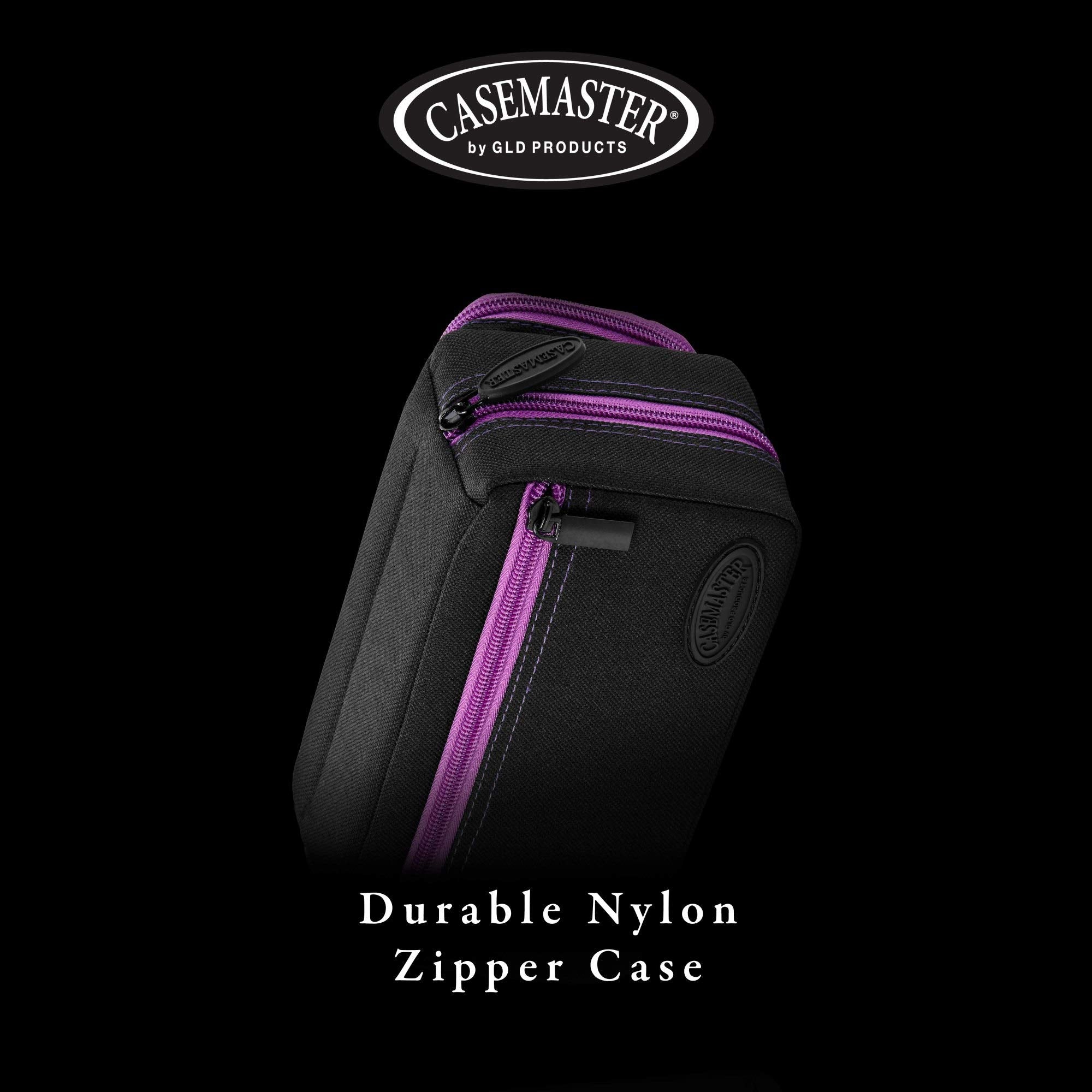 Casemaster Plazma Pro exterior quick-access zip pocket showing accessible storage for small items