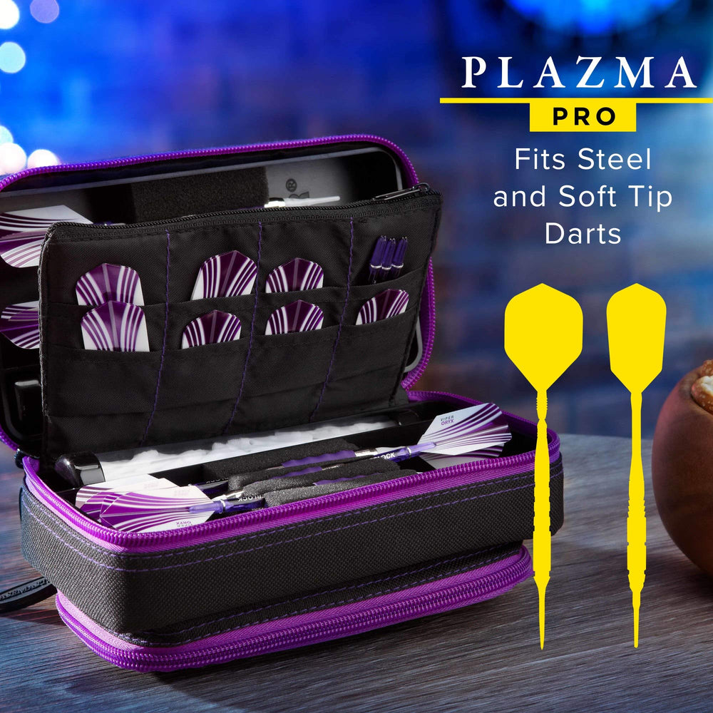 Casemaster Plazma Pro twin plastic tubes with lids storing spare tips securely for travel