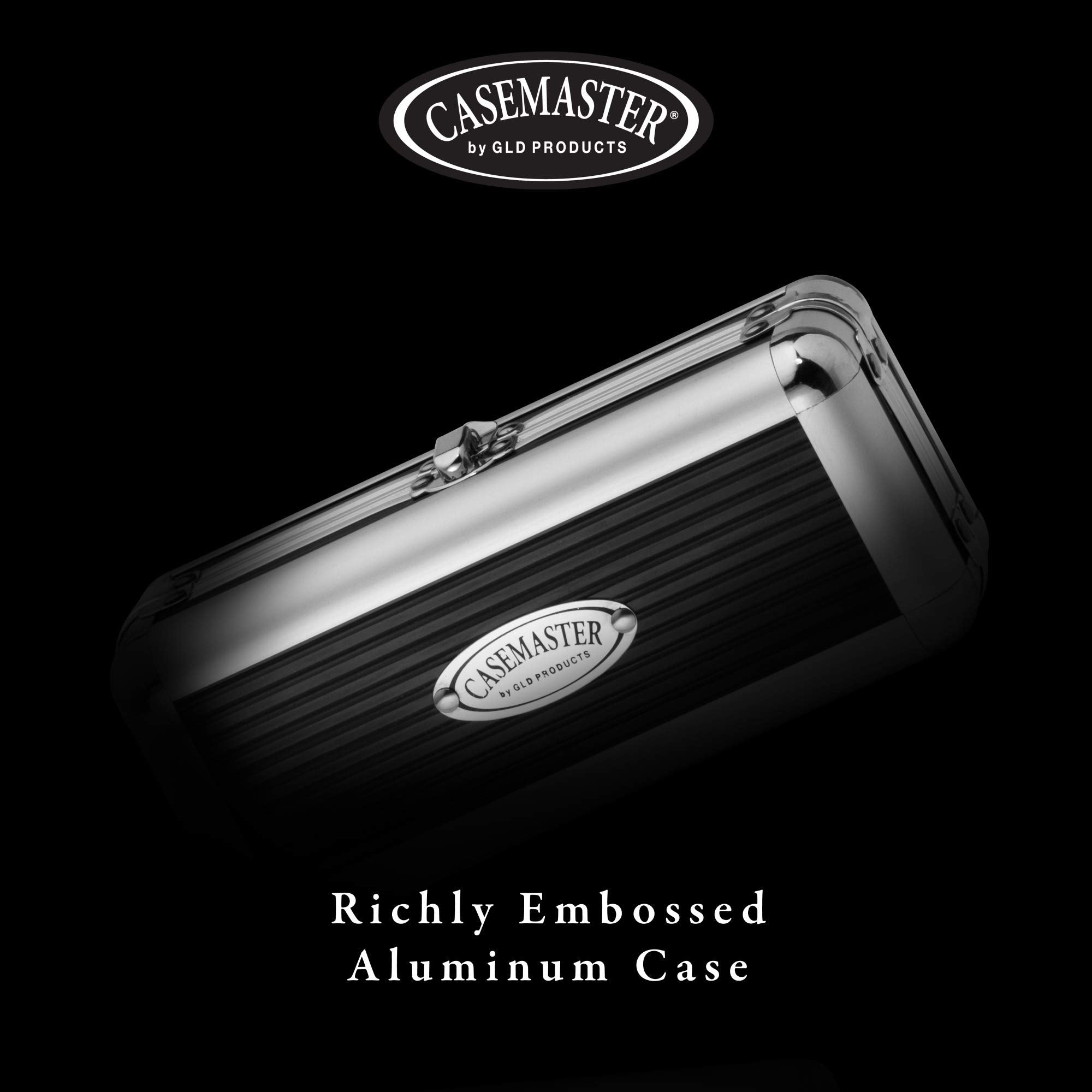 Casemaster aluminum texture and edge protecting contents with lightweight strength