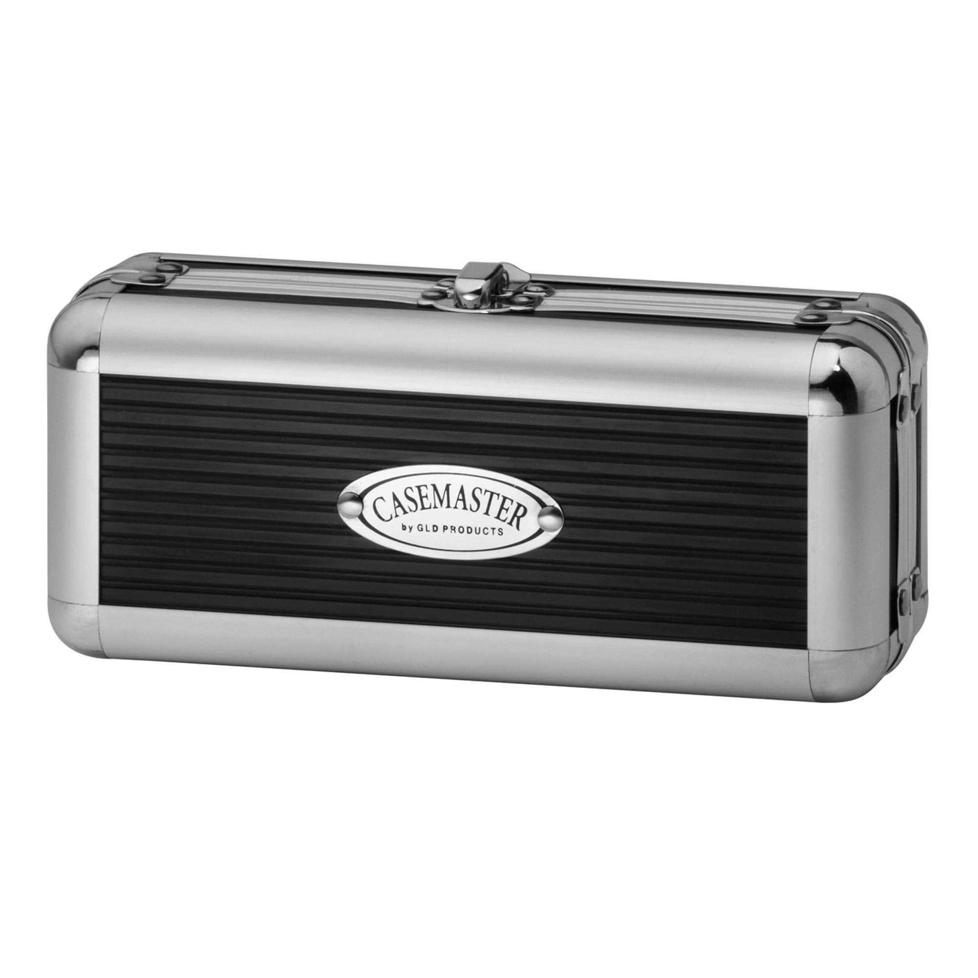 Casemaster case in a bar setting ready for play, keeps gear organized