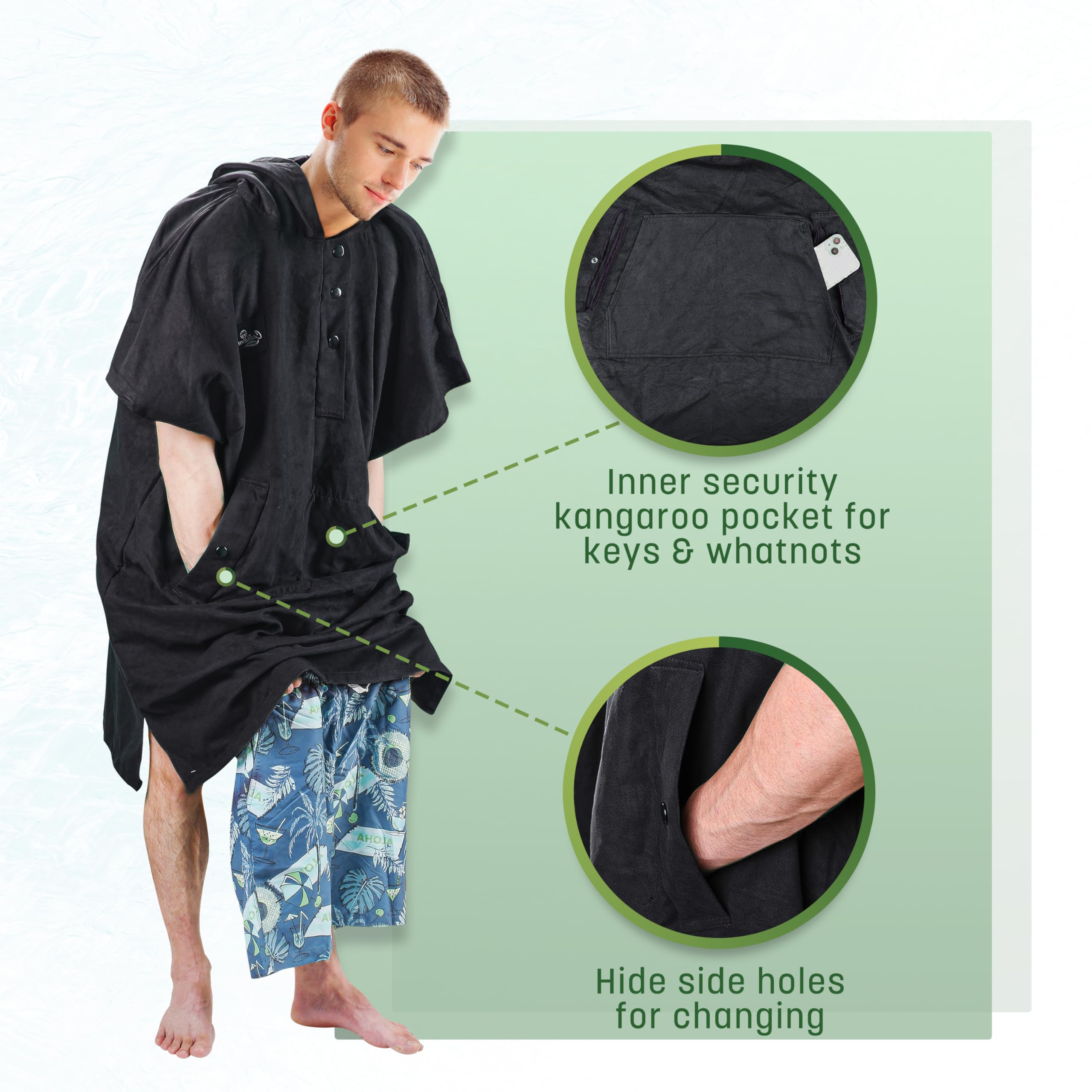 Catalonia microfiber close-up highlighting quick-dry, soft feel